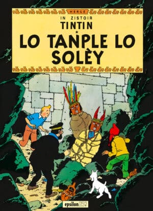Tintin an rényoné : Lo tanple lo Solèy